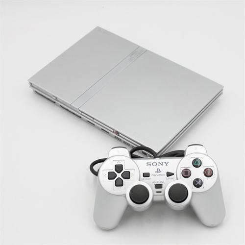 Playstation 2 - Slim - Silver - Console - SNR FC4083103 (B Grade) (Used)